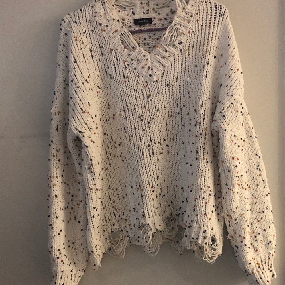 White sweater